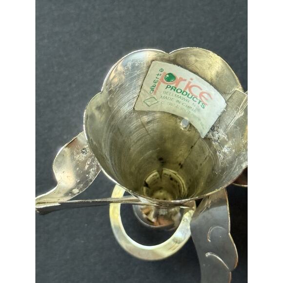 Vintage set of 8 Angels With Trumpets Napkin Rings Silver Plated On Brass - Picture 6 of 6